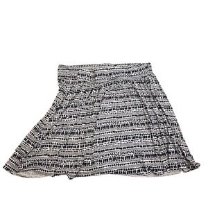 Lane Bryant Black and White Patterned Women's Skirt